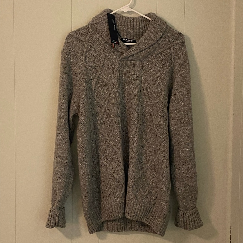 NWT Luca Nobili Cable Knit Sweater Size large